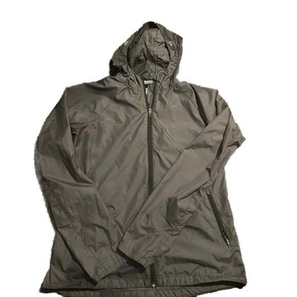 Nike Other - Nike Men's Medium Lightweight Windbreaker Jacket Gray Reflective Hood
